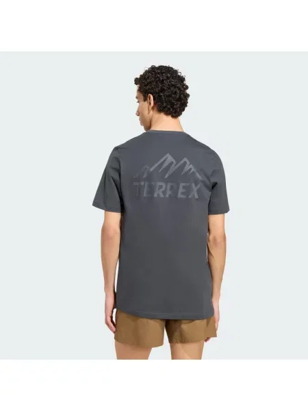 TRIČKO TERREX MOUNTAIN GRAPHIC šedé