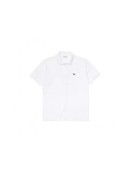 Koszulka polo Lacoste z krótkim rękawem biała