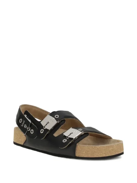 Sandale Balenciaga cu cataramă slingback negru