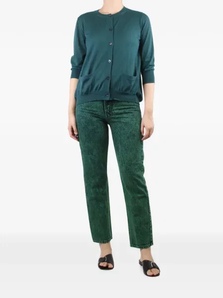 Blugi drepți Proenza Schouler verde