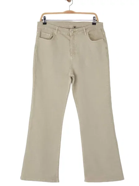 Trendyol Curve Jeans kitt alb