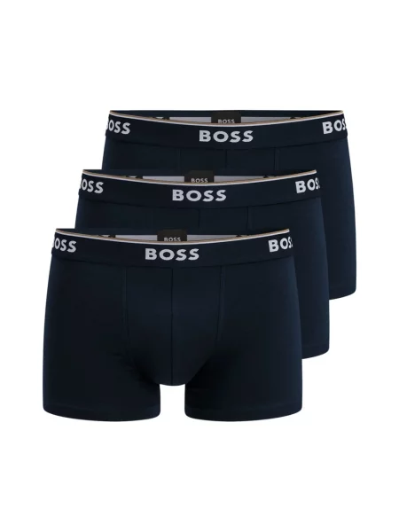 Krótkie majtki Boss z paskiem z krótkim rękawem niebieskie