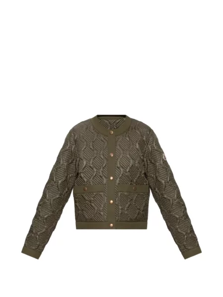 Matlasat geacă Moncler verde