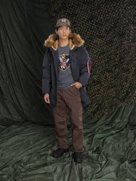 Alpha Industries Парка Темно-синій синя