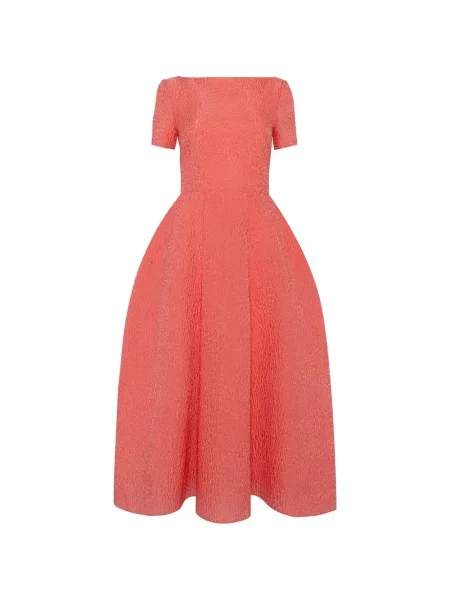 Rochie midi Roksanda portocaliu