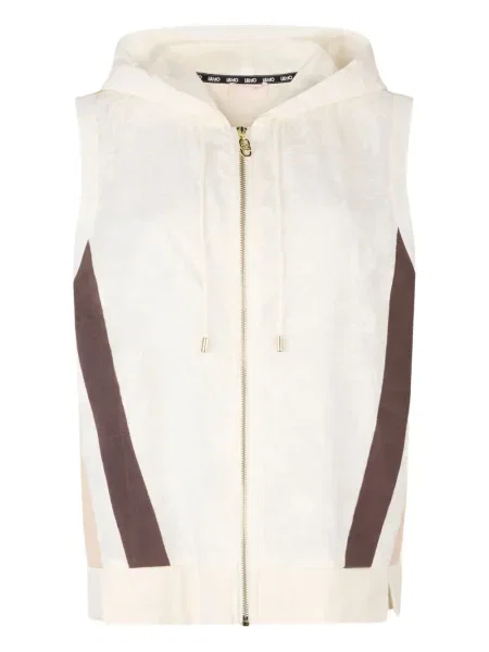 Vestă Liu Jo cu broderie alb