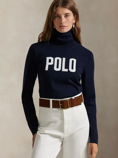 POLO RALPH LAUREN Garbó | pima sötétkék