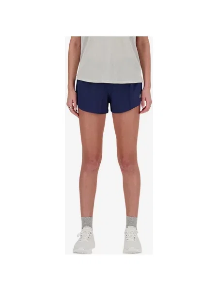 Spodenki New Balance RC Seamless Short 3 Inch granatowe L niebieskie