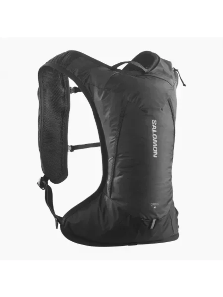 Salomon Cross 4 l futó hátizsák. Méret: 4 l fekete