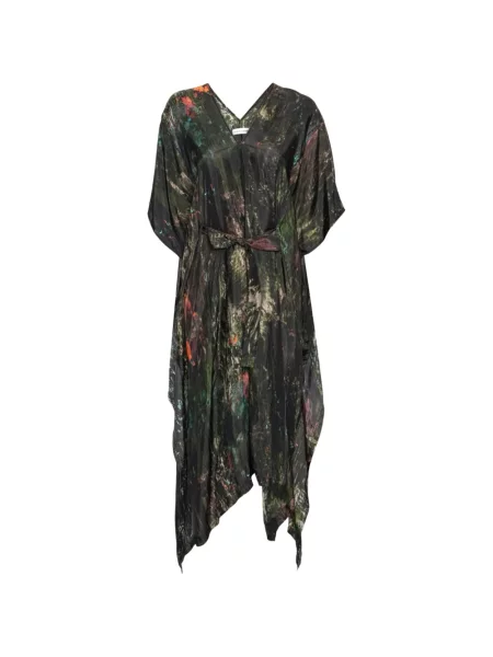 Rochie Henrik Vibskov cu imagine cu imprimeu abstract verde