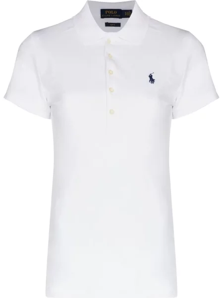 Haftowane polo Polo Ralph Lauren białe