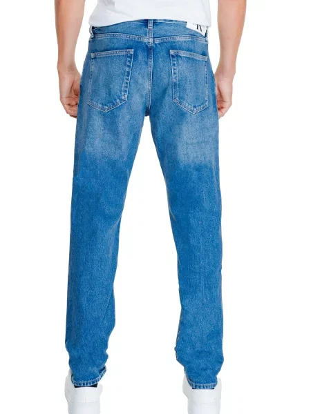 Proste jeansy Calvin Klein Jeans białe