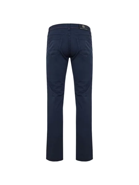 Pantaloni Richard J. Brown cu autograf albastru