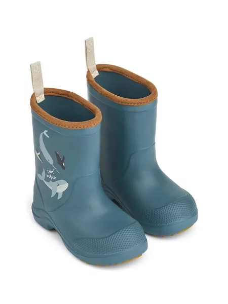 Liewood holínky Aston Rainboot modré