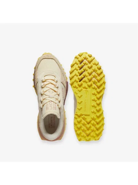 Lacoste Skórzane Sneakersy Elite Active beżowe