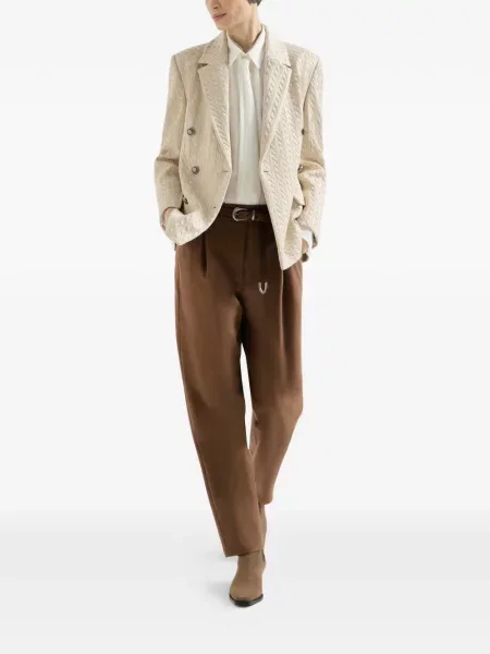 Pantaloni Brunello Cucinelli maro