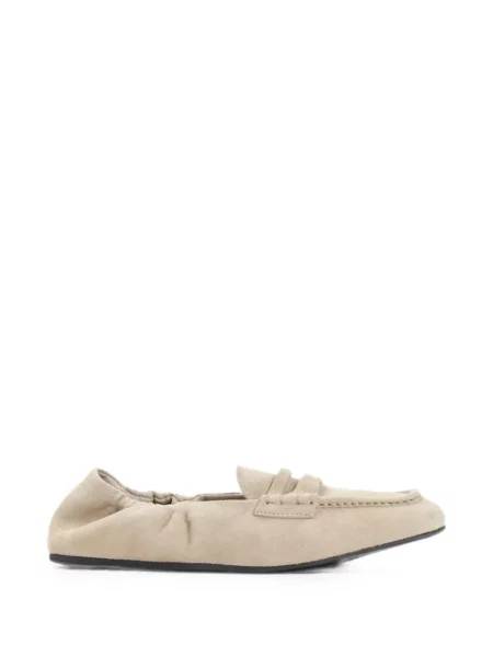 Pantofi loafer Miu Miu din piele de căprioară