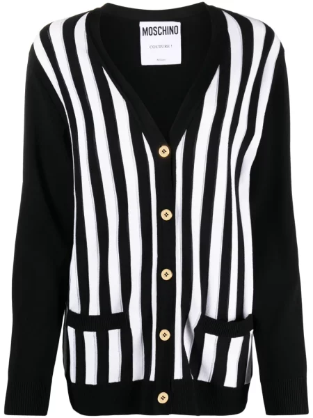 Cardigan Moschino tricotate negru