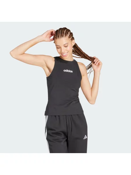 Koszulka Essentials Linear Slim Cotton Tank biała