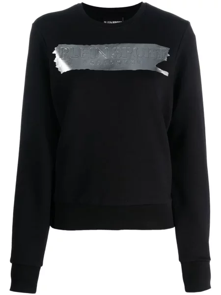 Hanorac sport Plein Sport cu autograf negru