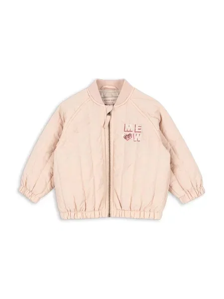 Konges Sløjd Detská bunda bomber JUNO KITTY BOMBER JACKET ružová