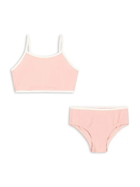 Konges Sløjd dvoudílné plavky dětské BOWIE BIKINI GSR růžové