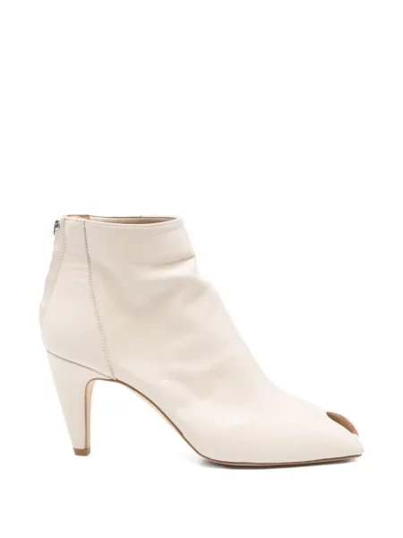 Botine Gisel Moire cu vârf deschis