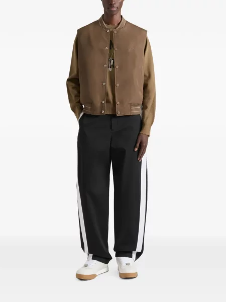 Αμάνικο γιλέκο Givenchy με κέντημα καφέ