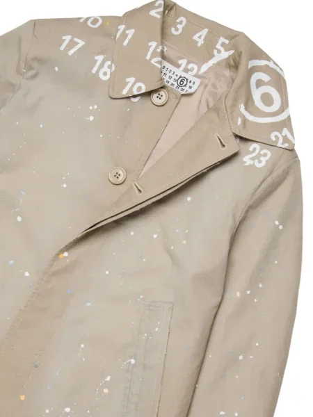 Trencz dziecięcy Mm6 Maison Margiela brązowy