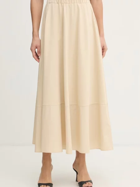 MM by Max Mara fustă cu RIBES bej