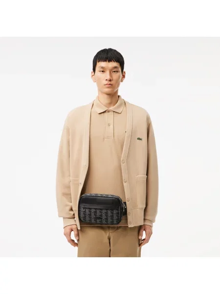 Lacoste Torba Z Paskiem Blend czarna