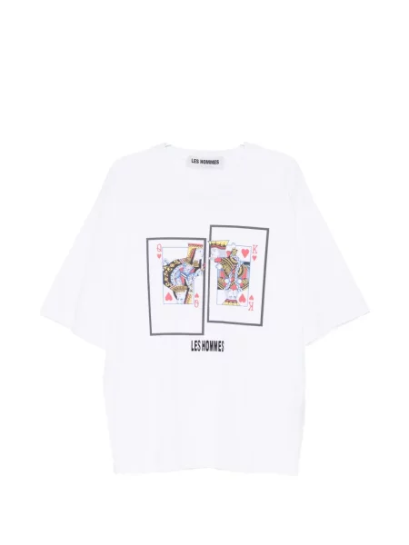 Tricou Les Hommes alb