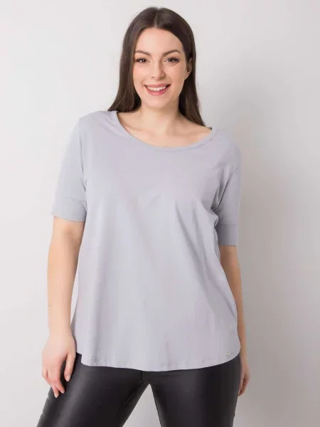 Tricou Fashionhunters gri