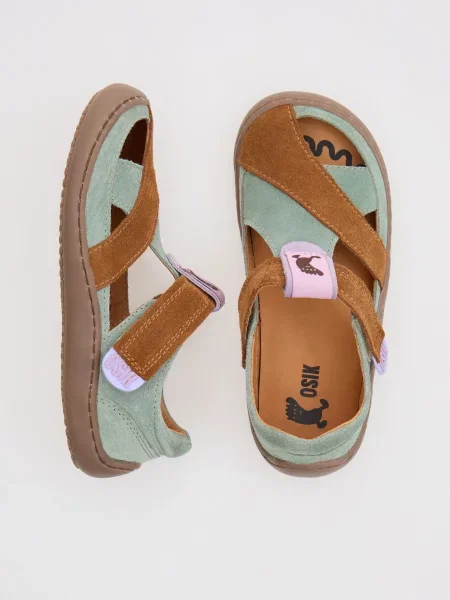 Детские сандалии Osik Barefoot зеленые