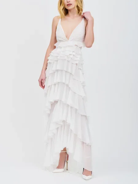 Платье Elisabetta Franchi белое