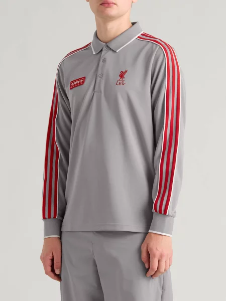 Koszulka polo Adidas szara