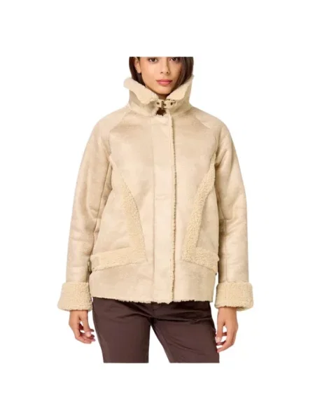 Kamizelka jeansowa Five Jeans beżowa