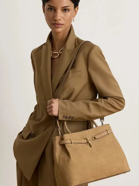 Lauren Ralph Lauren сумка-тоут шкіряна