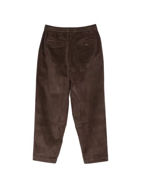 Pantaloni Universal Works de catifea cord maro