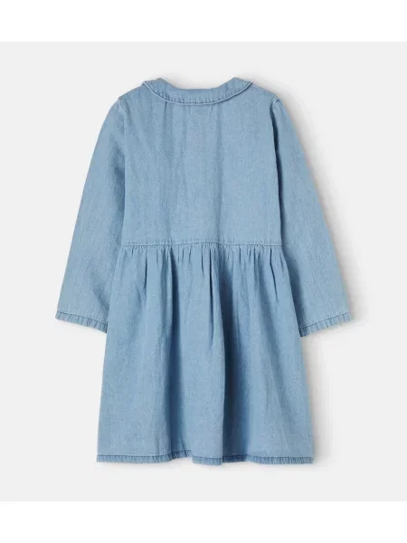 Gyerek denim ruha Mini Rodini kék