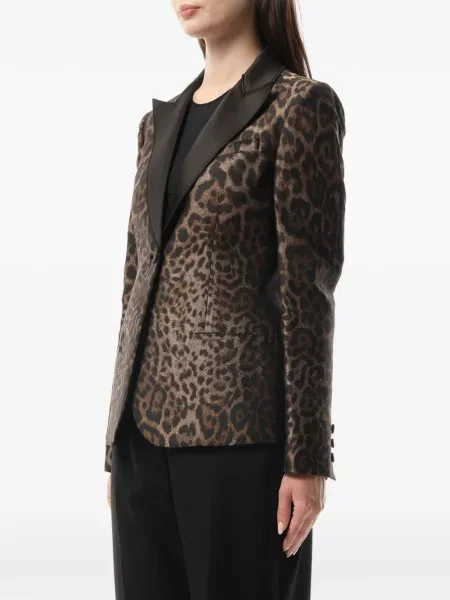 Sacou Lanvin cu imagine cu model leopard
