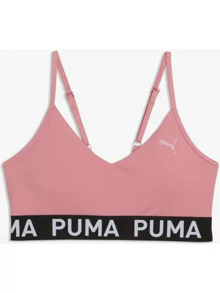 Biustonosz Puma Move Strong różowy czarny XS biały