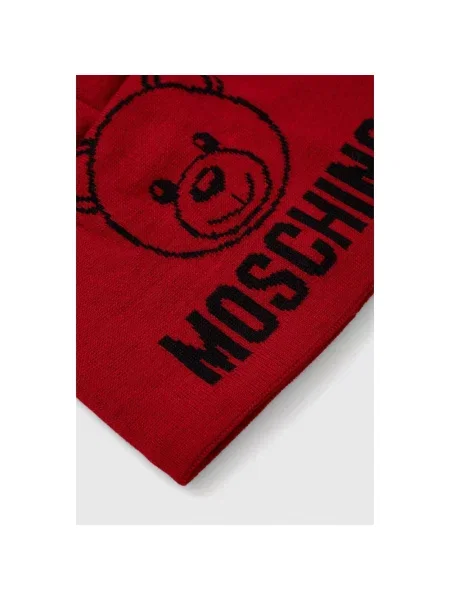 Czapka Moschino czerwona