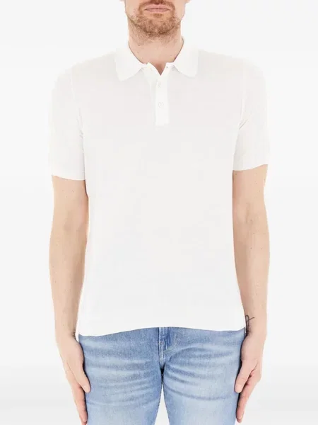 Tricou polo Gran Sasso alb