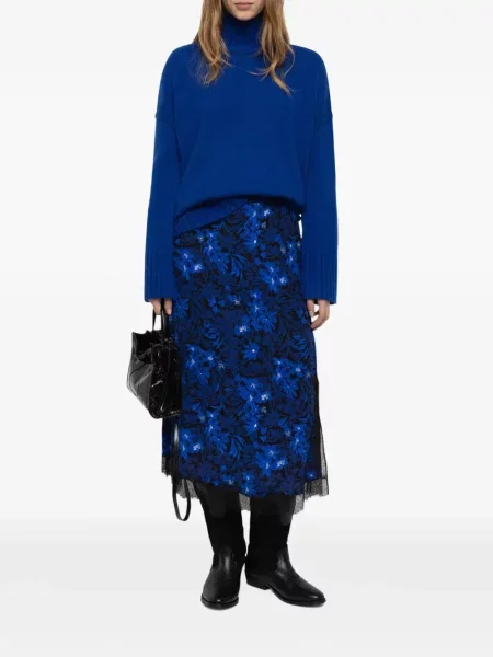Fustă midi Zadig&voltaire albastru