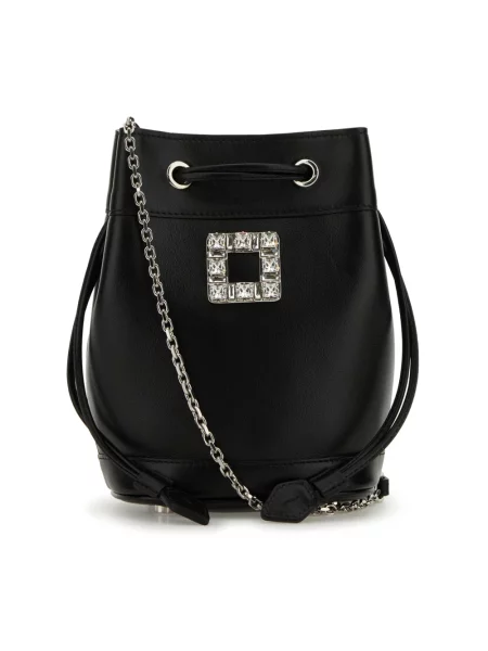 Torebka Roger Vivier skórzana czarna