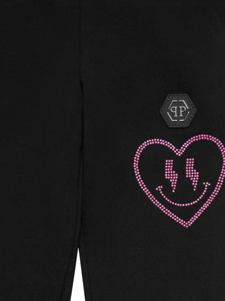 Spodnie dziecięce Philipp Plein czarne