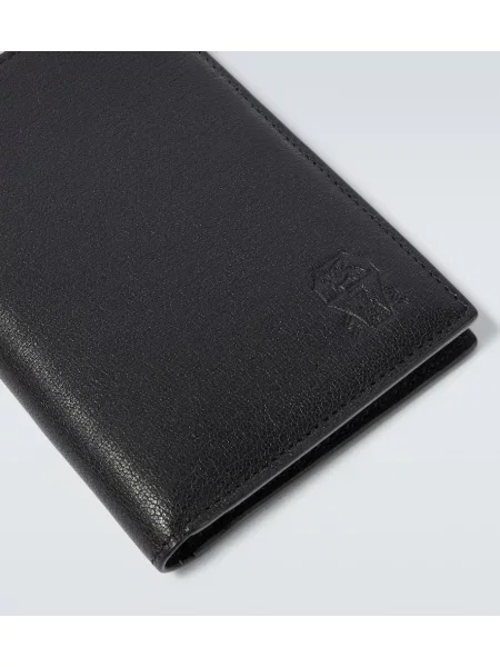 Portofel Brunello Cucinelli din piele negru
