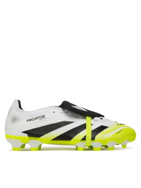 Adidas Ghete pentru fotbal Predator Pro Fold-Over Tongue Multi-Ground alb