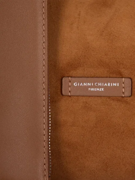 Geanta de piele Gianni Chiarini din piele maro